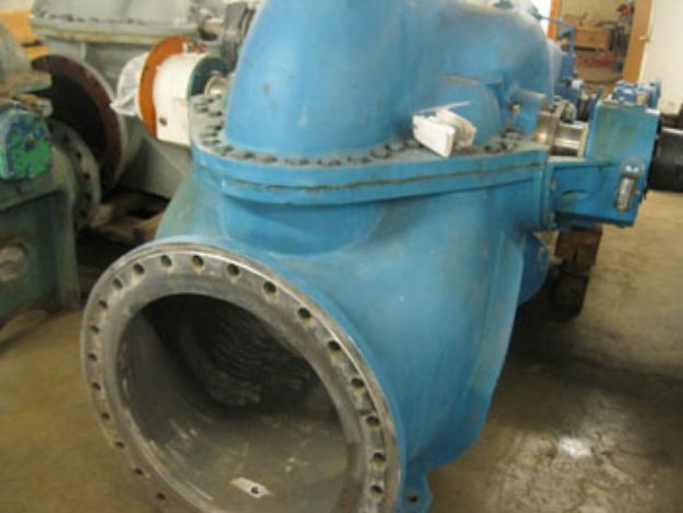 Picture of Sulzer ZPP Size 51-600 Split Case Pump Constructed of 316SS Casing and Rota