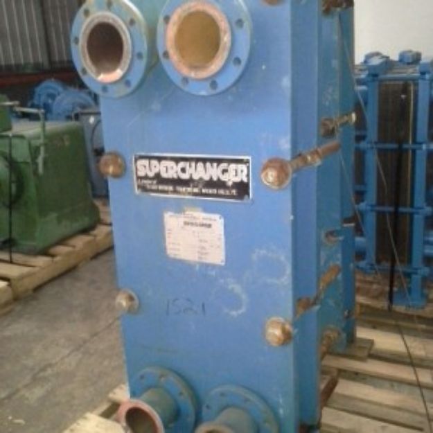 Picture of 81 Sq.Ft. Superchanger Plate Heat Exchanger Model S3-HJ-26 Year 2000 100 PS