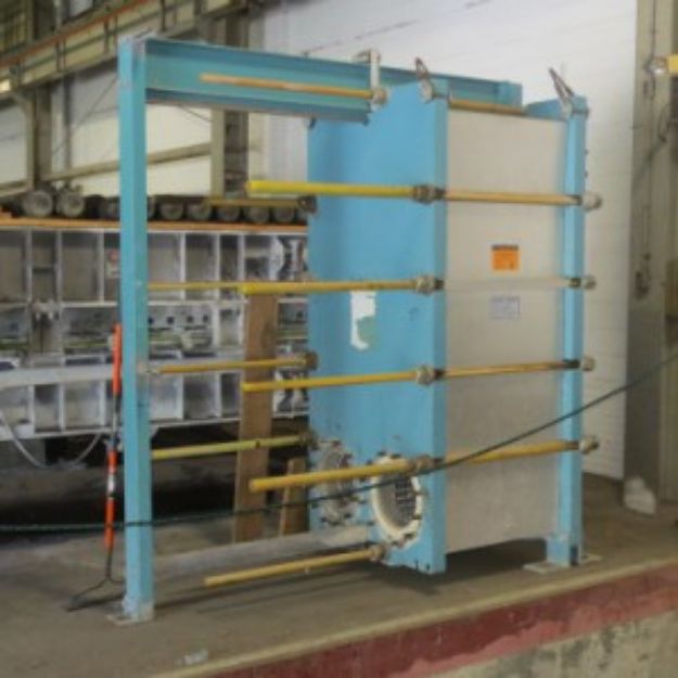 Picture of 1129 Sq.Ft. Plate and Frame Heat Exchanger Maximum Working Pressure 100 PSI