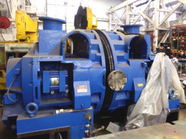 Picture of Twin 50 Disk Refiner Sprout Waldron / Andritz.  This machine has been profe
